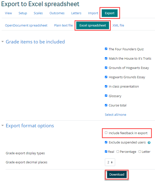 Go into the gradebook setup gradebook setup, find the activity or resource you want to hide and next to it, under actions select Edit. From the Edit drop down, you can then select Hide. 