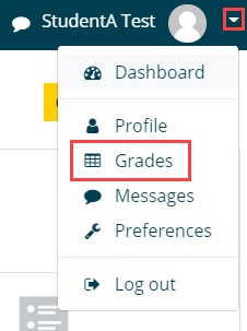 from the drop down select grades